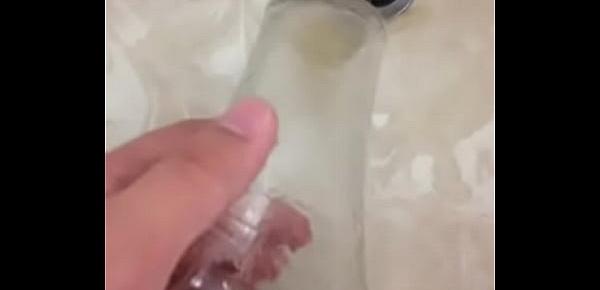  Pissing in a glass